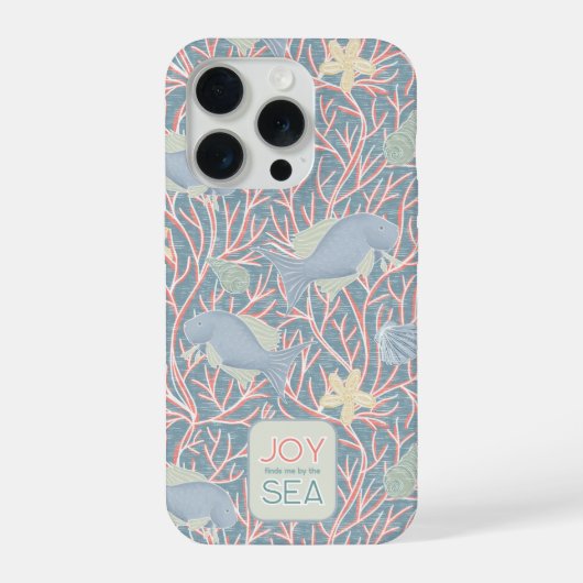 Joy Finds Me By The Sea – Boho Beach  iPhoneケース (裏面)