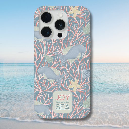 Joy Finds Me By The Sea – Boho Beach  iPhoneケース