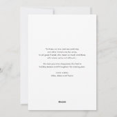 JOY Folidsレタリングブルーフォトコラージュ シーズンカード (裏面)