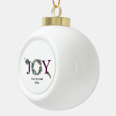 Joy for the holidays ornament セラミックボールオーナメント (右)