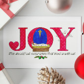 Joy God is with Usクリスマスポストカード ポストカード