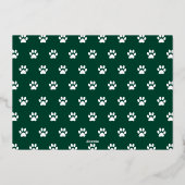 Joy Green Dogの写真を解き放つ 箔シーズンカード (裏面)