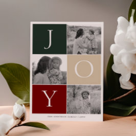 JOY Grid Photo Holiday Card シーズンカード
