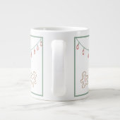 Joy Hand Drawn Christmas Name Mug  ジャンボコーヒーマグカップ (裏面)