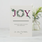 Joy Holidays Greeting Card シーズンカード (スタンド正面)