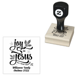 JOY IN JESUS オリジナルクリスチャン クリスマス ラバースタンプ