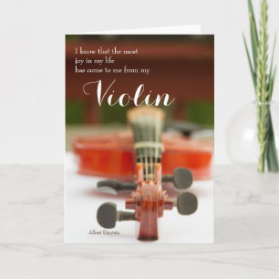 Joy in My Violin引用文 カード