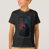 Joy Is a Lie – Krampus Lives Graffiti Horror Chris Tシャツ (正面)