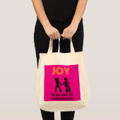 Joy is an act of resistance! - tote bag (2-sided) トートバッグ (正面(商品))