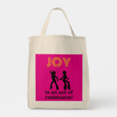 Joy is an act of resistance! - tote bag (2-sided) トートバッグ (裏面)