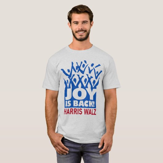 Joy is Back Harris Walz T-Shirt Tシャツ (正面フル)