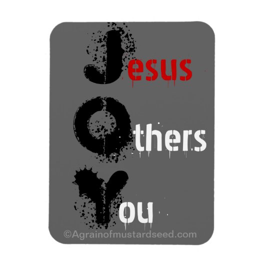 JOY Jesus Others マグネット (縦)