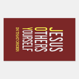 JOY - Jesus, Others, Yourself – ステッカー