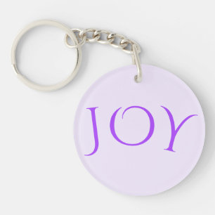 Joy Keychainあなたのデザイン選択文字、フォント、色 キーホルダー