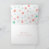 Joy Looks Good on You Adorable Dachshund Christmas シーズンカード (内部)