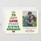 Joy Love Peace Treeの写真 シーズンカード (正面)