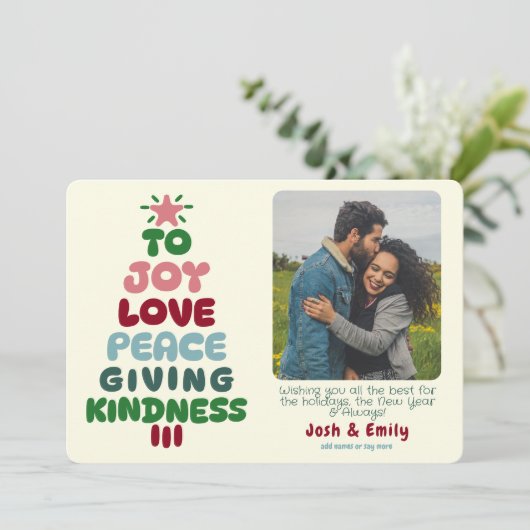 Joy Love Peace Treeの写真 シーズンカード (スタンド正面)