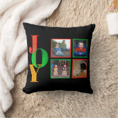JOY Merry Christmas Happy New Year写真 クッション (ブランケット)