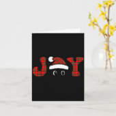 Joy Monster Doll Christmas Kawaii Face For Kids Me カード (黄色い花)