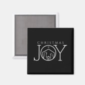 Joy Nativity Christian Religious Christmas  マグネット (正面/裏面)