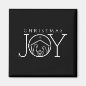 Joy Nativity Christian Religious Christmas マグネット (正面)