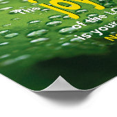 JOY Nehemiah 8:10クリスチャン感動的ス ポスター (角)