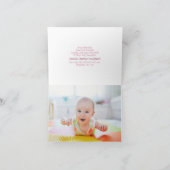 JOY. Newborn Girl 案内状 (内部)