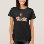 Joy Nursing  Adorable Cute Reindeer for Nurses  Tシャツ (正面)