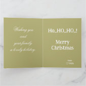 Joy of Christmas Folded Card カード (内部)
