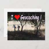 Joy of Geocachingはがき:ハイカー ポストカード (正面/裏面)
