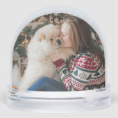 Joy pawプリントかわいいペットの写真クリスマス (裏面)