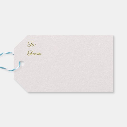 Joy Peace and Love Christmas Treeカード ギフトタグ (裏面横)