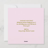 Joy Peace and Love Christmas Treeカード シーズンカード (裏面)