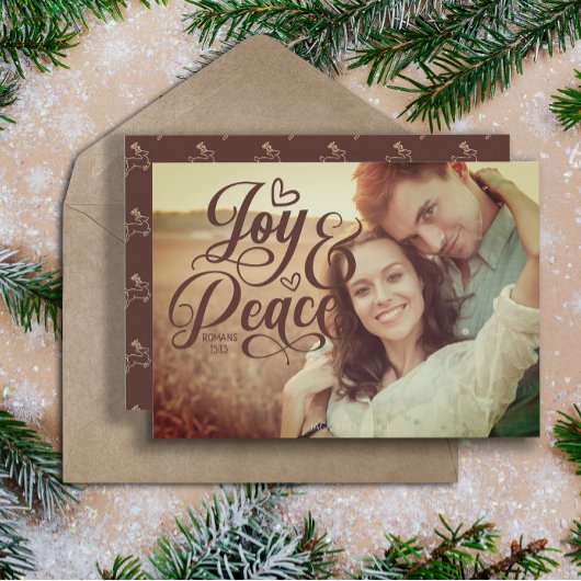 Joy Peace Christian Bible Verse Christmas Photo