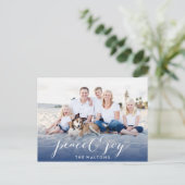 JOY & PEACE HOLIDAYフォトカード シーズンポストカード (スタンド正面)