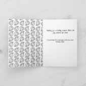 Joy Peace Love - Add Your Photo カード (内部)