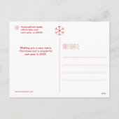 Joy Peace & Love Christmasはがき シーズンポストカード (裏面)