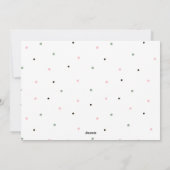 Joy Peace Love Christmas Holidayフォトカード シーズンカード (裏面)