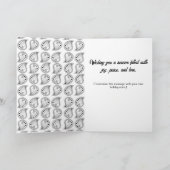 Joy Peace Love - Custom Colors & Message カード (内部)