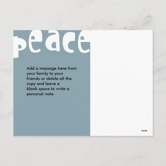 Joy & Peace Triptychはがき シーズンポストカード (裏面)