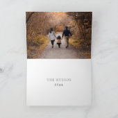 Joy Pizza Love Christmas Photos カード (内部)