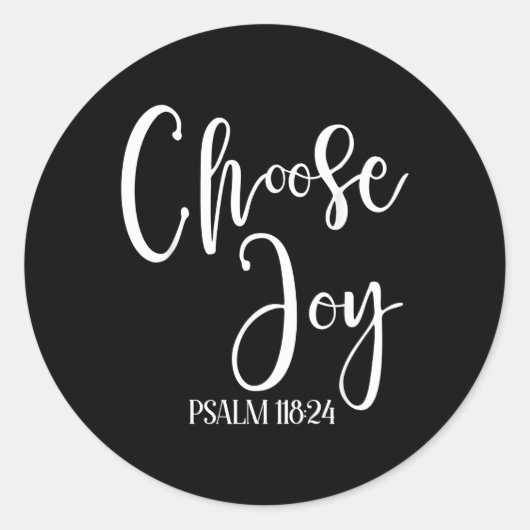 Joy Psalm 11824宗教を選択 ラウンドシール (正面)