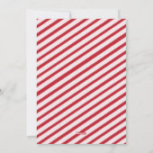 Joy Red Script モダン Christmas Photo Card シーズンカード (裏面)