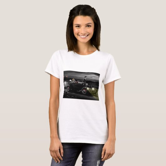 Joy Ride B&W Tシャツ (正面フル)