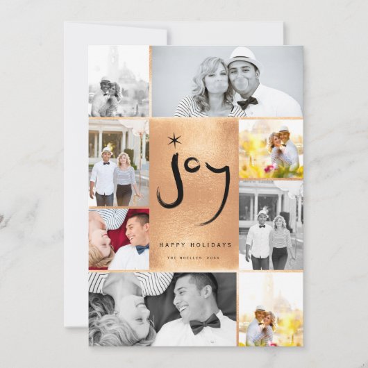 Joy & Star Brushスクリプトフェイクフォイルスタイリッシュ6枚 シーズンカード (正面)