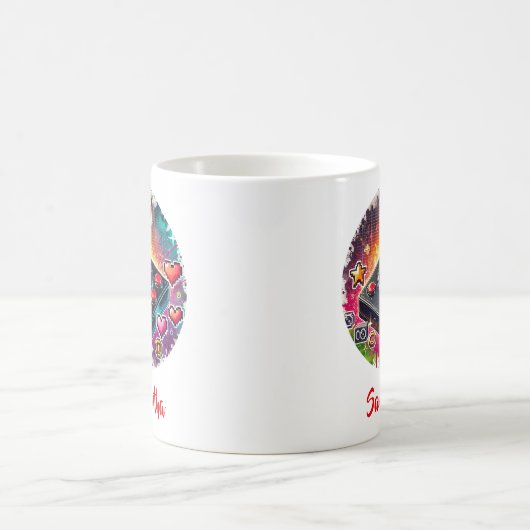 Joy stick for computer games コーヒーマグカップ (中央)