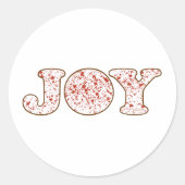 Joy Sticker ラウンドシール (正面)
