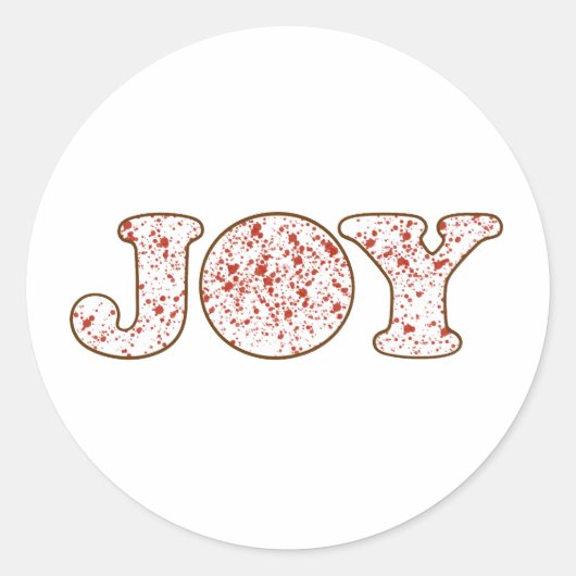 Joy Sticker ラウンドシール (正面)