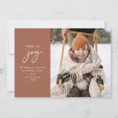 Joy Terracottaミニマリスト写真 シーズンカード (正面)