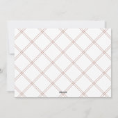 Joy Terracottaミニマリスト写真 シーズンカード (裏面)